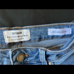 3 pairs of brand new CottonOn jeans